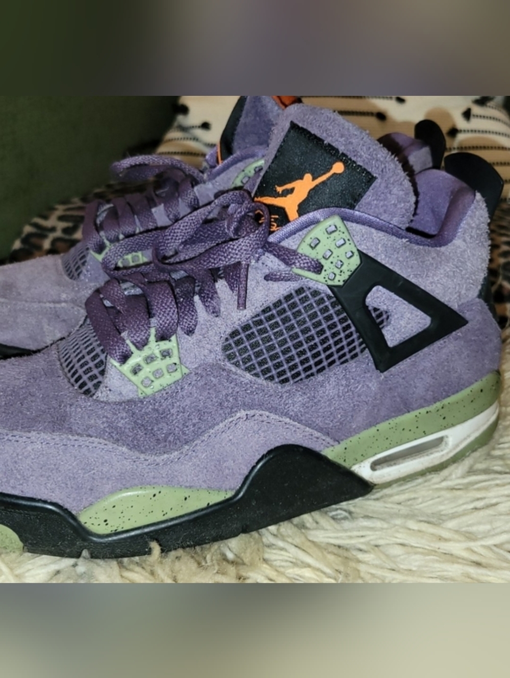 Jordan 4 Retro Canyon Purple – Women's Size 10.5